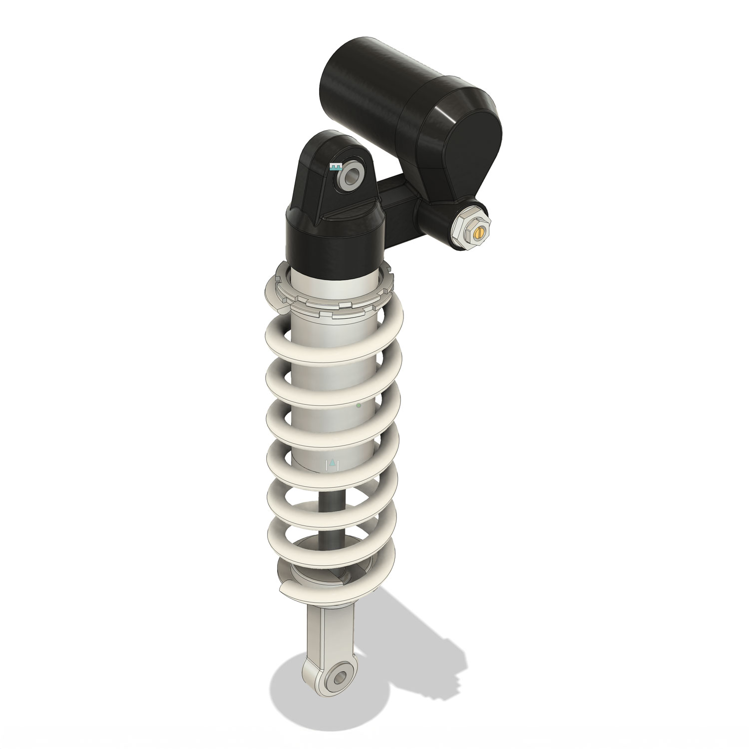 2013 KTM 690 Enduro R WP shock absorber 3D model in Fusion 360