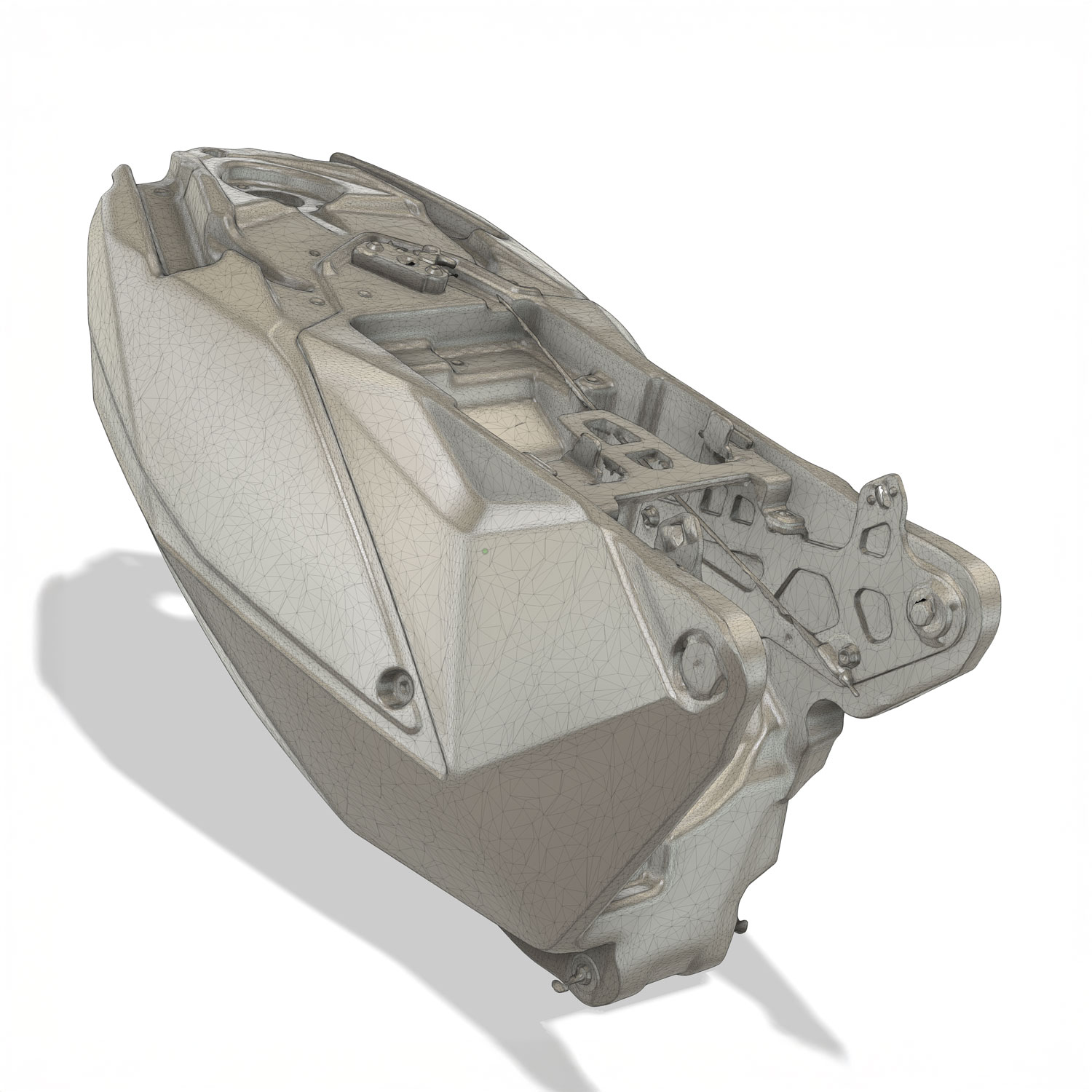 KTM 450 rally gas tank 3D scan using Einstar scanner